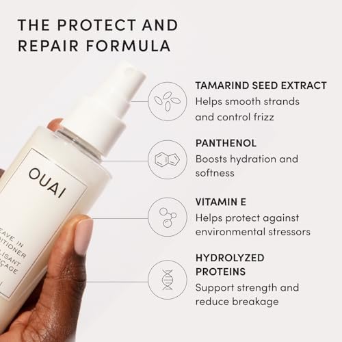OUAI Multitasking Leave In Conditioner, North Bondi Scent - Image 5