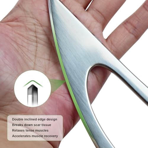 Stainless Steel Guasha Scraping Massage Tool for Soft Tissue Therapy, Ideal for Back, Legs, Arms, Neck, Shoulder Relief (Bird Shape) - Image 6