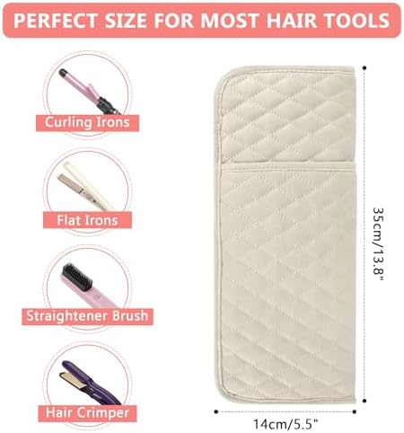 Heat Resistant Hair Tools Organizer Cover Bag(13.8" x 5.5") - Image 3