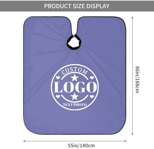 Custom Barber Cape Customized Haircut Capes Logo Text Photo Salon Hairdressing Apron for Home and Barbershop - Image 5