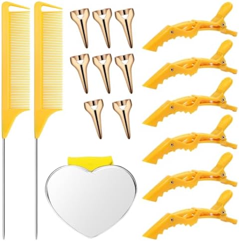17 PCS Hair Parting Tools Set Round, Coldairsoap Stitch Braid Tool Finger by Unknown