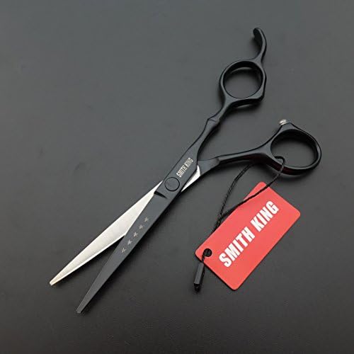 6.0 Inches Professional hair cutting thinning scissors set with razor (Black) - Image 5