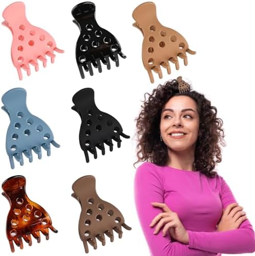 7Pcs Root Lifting Hair Clips for Volume Hair Styling Accessories Volumizing Claw Clamps for Curles Hair No Crease Hair Root Lifting Clips for Natural Volume Curles (Hair Clips-1) by Unknown