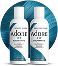 Adore Semi Permanent Hair Color, 117 Aquamarine, 4 Fl Oz (2 Pack) by Adore