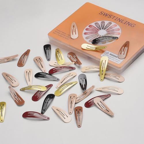 120 Pack 2 Inch Barrettes Women Metal Snap Hair Clips Accessories - Image 3