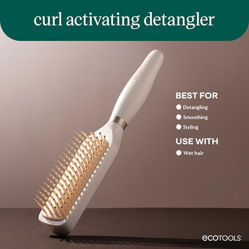EcoTools Curl Activating Detangler Hairbrush for Curly & Wavy Hair - Image 3