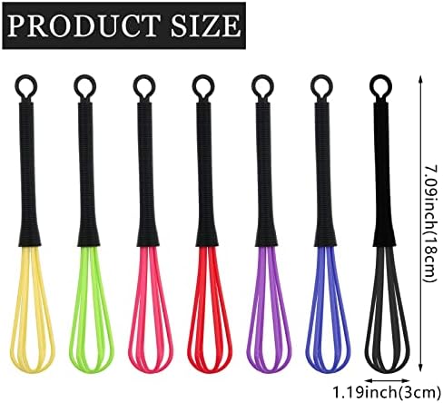 14 Pcs Plastic Hair Coloring Mixer Hair Color Whisk Hair Dye Cream Stirrer Tint Color Cream Colorful Spoon Applicator Hair Bleaching Highlight Tool for Home Barber Shop Salon - Image 2