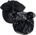Ababalaya Satin Lined Beanies for Women Chemo Headwear Sleep Cap by Ababalaya