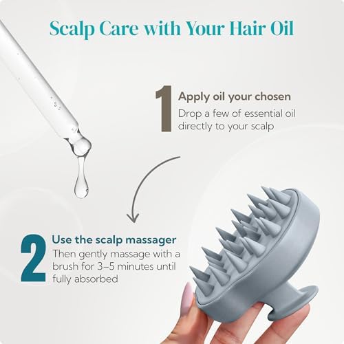 HEETA 2-Pack Large Scalp Massager Scrubber Shampoo Brush for Hair Growth - Image 6