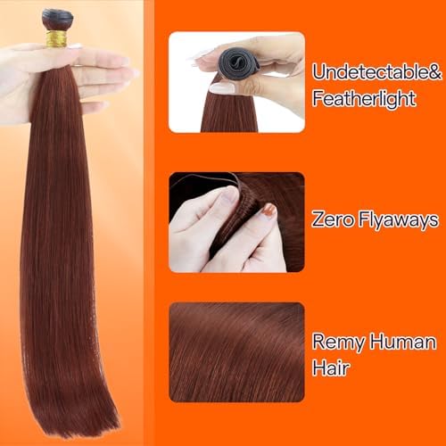 Full Shine Genius Weft Hair Extensions Human Hair 24 Inch 60G - Image 3