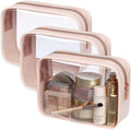 PACKISM TSA Approved Toiletry Bag - Clear Makeup Bag for Travel, Nude Pink by Packism