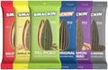 SMACKIN' Sunflower Seeds, Roasted Jumbo Small-Batch, American Made - 6 Flavor Variety. 1.5oz bags (6 Bags) by SMACKIN