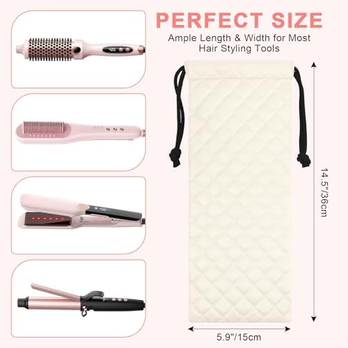 Professional Heat Resistant Hot Hair Tools Organizer Cover Bag - Image 5