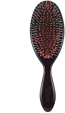 Creative Hair Brushes Boar Bristle & Nylon Mix Signature Classic Air Cushion All Purpose Hair Brush - Image 2
