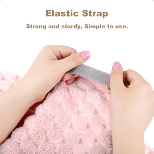 Super Soft Microfiber Hair Towels 3-Pack Lage Size (24x42 inch) for Women - Image 6