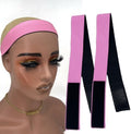Elastic Lace Melting Bands for Wigs, Light Pink Lace Front Edge Wrap to Lay Edges (Light Pink (Pack of 2)) by Atimiaza