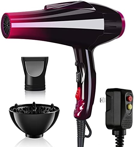 Mannice Salon Ionic Blow Dryer, 3500W AC Motor Professional Hair Dryer by Mannice