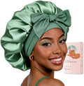 EverFoams Satin Curly Hair Bonnet for Sleeping Anti-Frizz by EverFoams