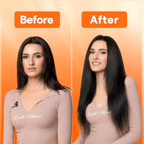 Full Shine Genius Weft Hair Extensions Human Hair Sew In 24 Inch 60g - Image 6