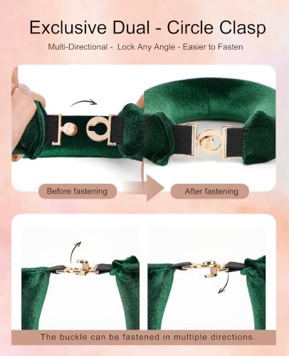 YOSHUYUKI Classic Heatless Curls Overnight Rods No Heat Hair Curlers Curling Iron Jumbo Flexi Rods Large Foam Hair Rollers for Long Hair to Sleep in with Satin Scarf Styling Tools Green - Image 4