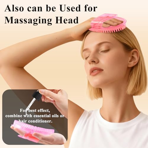 2Pcs Meridian Massage Brush, Upgrade Pro Meridian Brush for Belly - Pink - Image 4