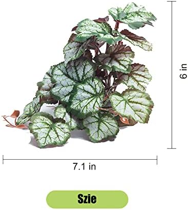 Woyrise Artificial Reptile Plants for Terrarium, Habitat Decor, Fake Plant - Image 4