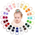 choicbaby 40pcs Pom Pom Hair Ties Elastic Rubber Bands for Baby Girls by choicbaby