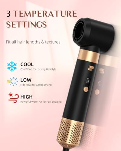 RUCHA 6 in 1 Hair Dryer Styler, Hot Air Brush Blow Dryer & Air Curler Set - Image 6