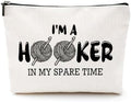 Funny Crochet Gifts for Crocheters Lovers Funny Crochet Makeup Bag by Unknown