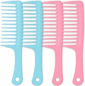 4PCS Wide Tooth Comb, Large Hair Detangling Comb for Curly, Wet, Long Hair by MODENGKONGJIAN