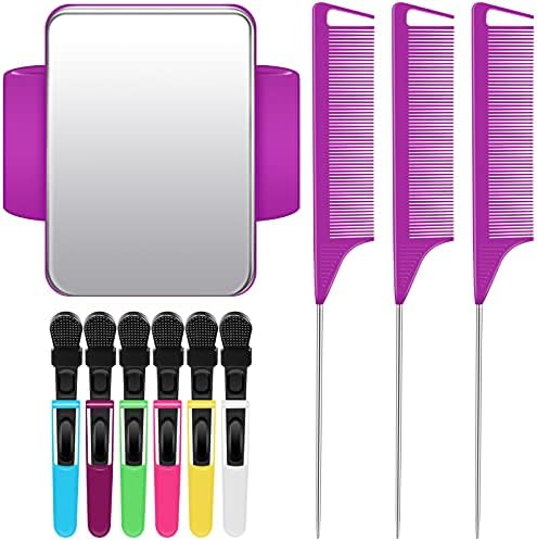 Geiserailie 10 Pcs Magnetic Gel Wrist Styling Tool Set,Purple Wrist Strap by Geiserailie