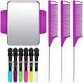 Geiserailie 10 Pcs Magnetic Gel Wrist Styling Tool Set,Purple Wrist Strap by Geiserailie