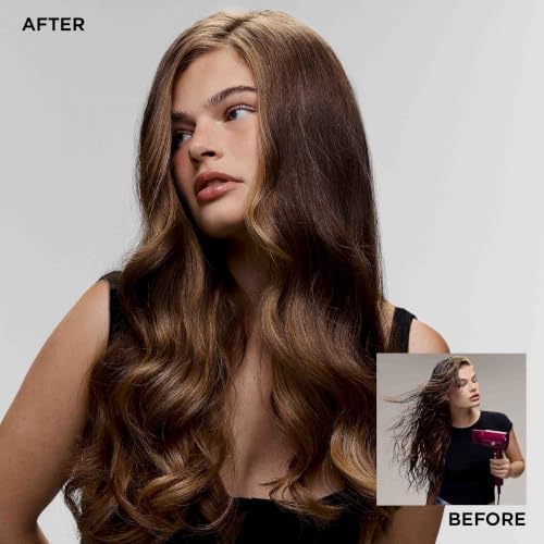 T3 LuxeDry Ionic Hair Dryer Set, Blow Dryer with Diffuser for Curly, Wavy & All Hair Types, Drying & Styling Concentrators, 3 Heat & 2 Speed Settings, Cool Shot, Frizz-Free Shine - Image 4