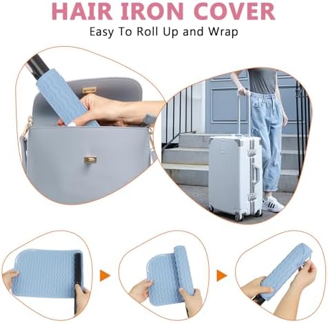 Larger Size Silicone Heat Resistant Mat for Hair Tools(12" x 9") - Image 6