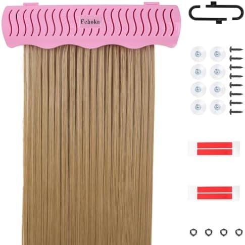 Hair Extension Holder holder for Washing,Styling, Packing and Storing,Hair Extension Holder holder for salons,bathrooms, beauty shops, cloakrooms.4 quick&easy Installation Modes With Tool. by Unknown