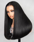 6x5 Glueless Wigs Human Hair 12A Straight 16 Inch by Megalookhair