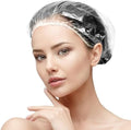 200 Pcs Larger Shower Caps Disposable, Plastic Hair Caps for Women Men. by AIDIQIU