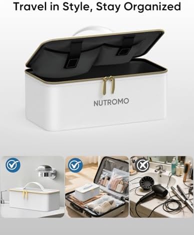 NUTROMO Hair Dryer with Carry Case,160,000 RPM High Speed Ionic Blow Dryer - Image 3