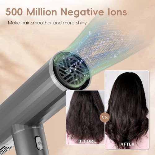Nicebay 1600W High-Speed Hair Dryer with Diffuser & Curler for Women - Image 5