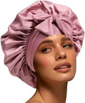 Silk Bonnet for Sleeping Women Satin Cap Reduce Frizz & Hair Breakage by Unknown