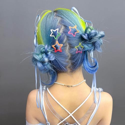Star Hair Clips Colorful 2000s Y2K Star Hair Accessories - 22 PCS - Image 5