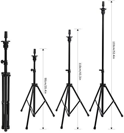 HYOUJIN Wig Stand Adjustable Tripod Stand for Hairdressing Training,Making - Image 3