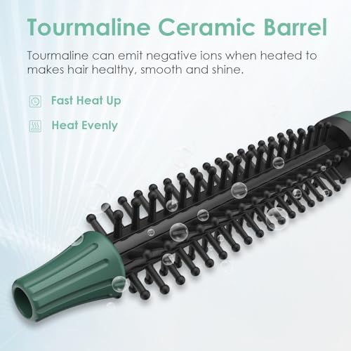 BANGMENG Mini Barrel Thermal Brush for Short Hair 0.35 Inch Curling Brush - Image 3