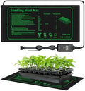 SYSAI Seedling Heat Mat 20" x 10" with Digital Thermostat, Waterproof Heating Pad for Indoor Seed Starting, Germination, Greenhouse & Reptile Tank by SYSAI
