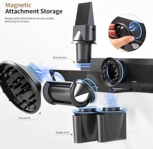YIGII Hair Dryer Holder, Airwrap Organizer Holder for Accessories - Image 6