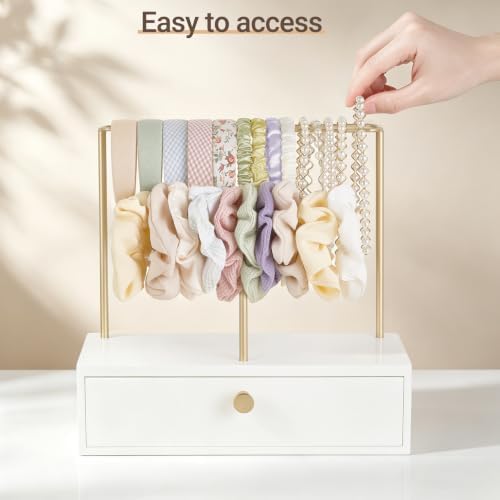 Mkono Hair Accessories Organizer Holder for Headband Scrunchie Claw Clips - Image 5