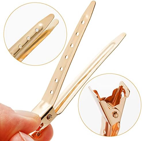 Bantoye 24 Packs Duck Bill Clips 2.75 Inch Metal Alligator Clip, Gold - Image 3