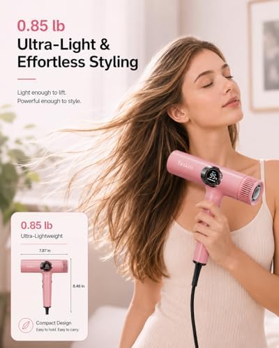 160,000 RPM Ionic Hair Dryer with Brushless Motor & LED Display - Image 4