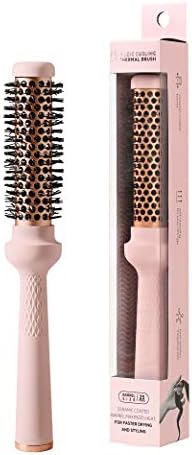 Magic Curling Round Brush (1 Inch) - Non-electronic, Self-Standing Round Brush, Great Blowout, Ceramic Coated Barrel, Quick Styling, Ionic Thermal Barrel, Volumizer, Styler by F3systems