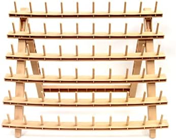 Laflare Braid Rack 60 Spools, PP Braiding Hair Stand, Thread Rack, Sewing Organizer, Quilting, Embroidery - Versatile Extension Holder - Image 5